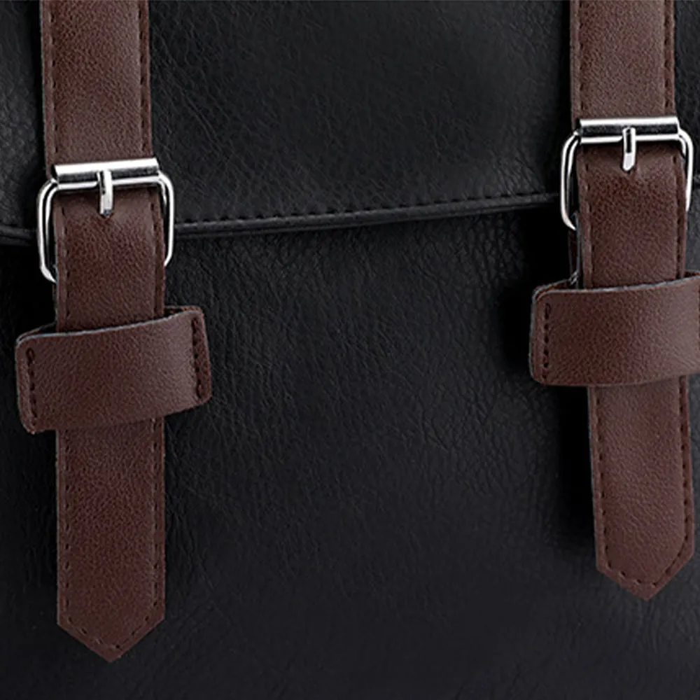Classic Carryall Faux Leather Backpack