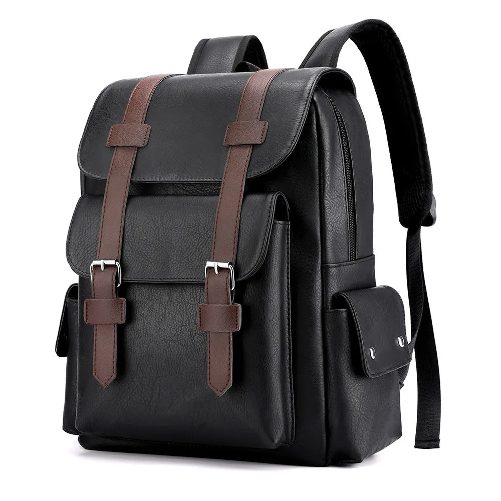 Classic Carryall Faux Leather Backpack