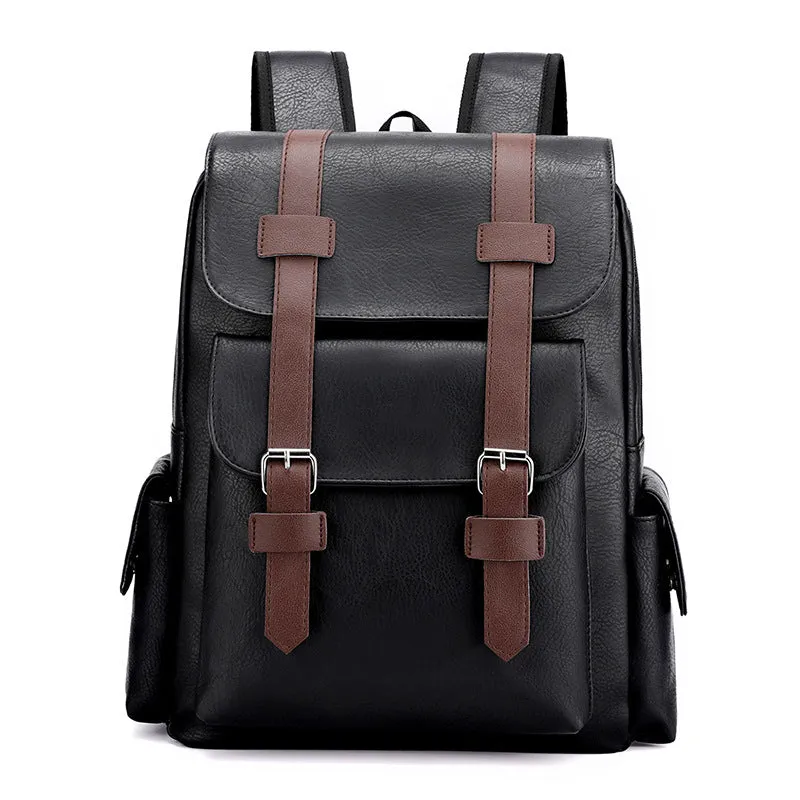 Classic Carryall Faux Leather Backpack