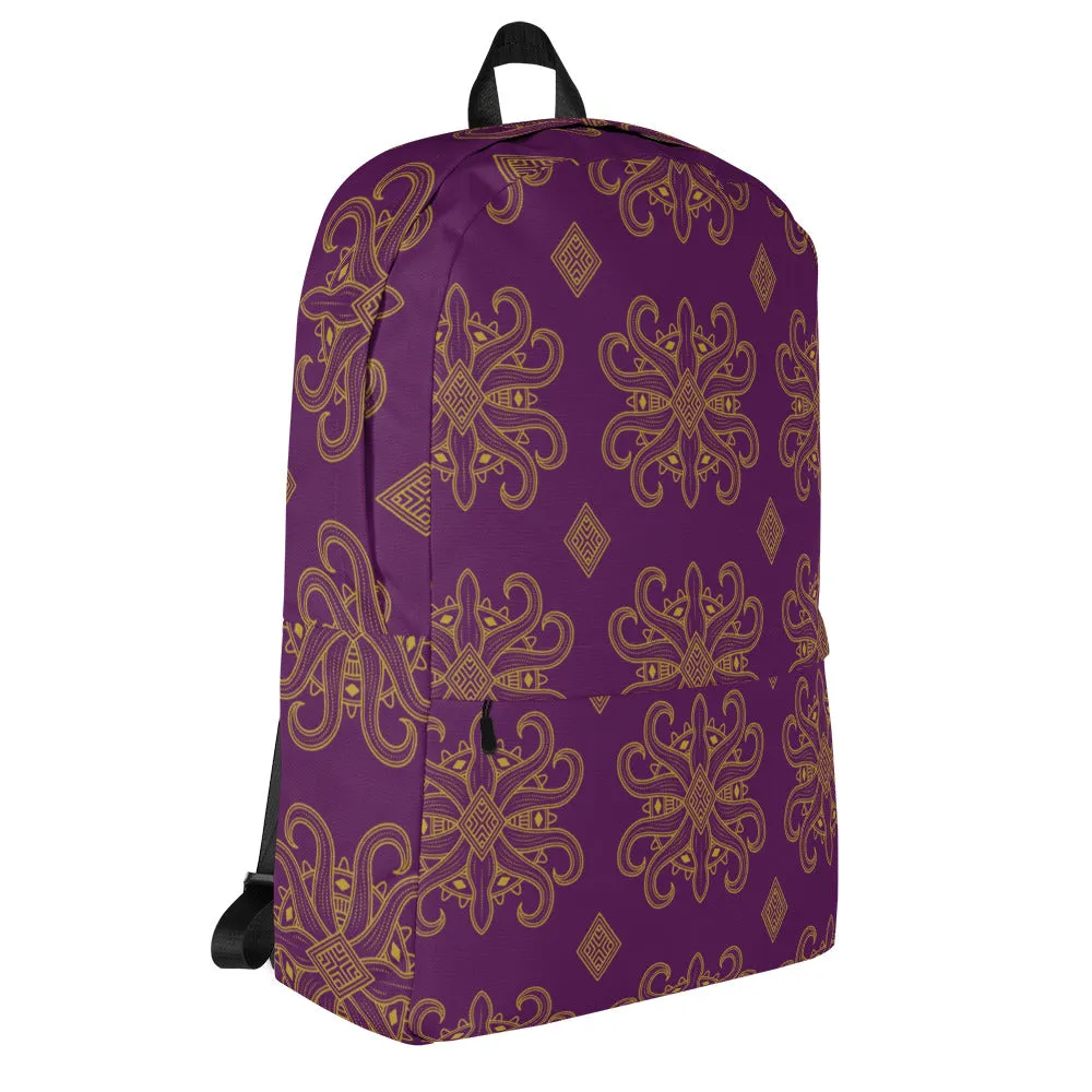 Classic Gold Ornament - Sustainably Made Backpack