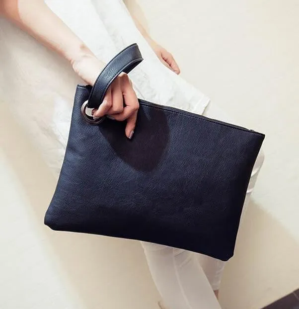 Clutch Leather Ladies Envelope Handbags