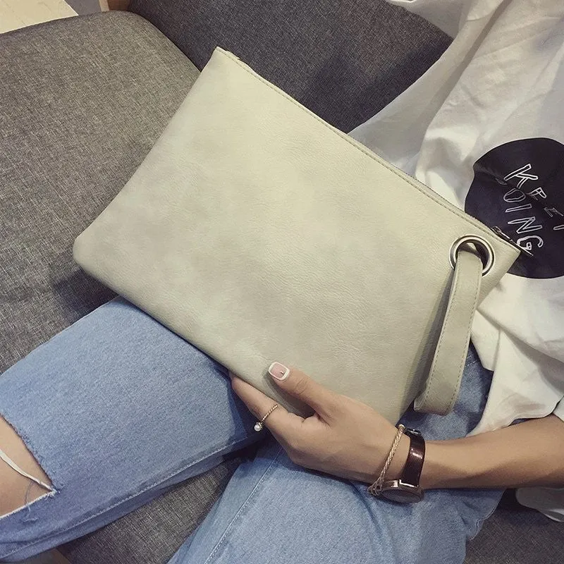 Clutch Leather Ladies Envelope Handbags