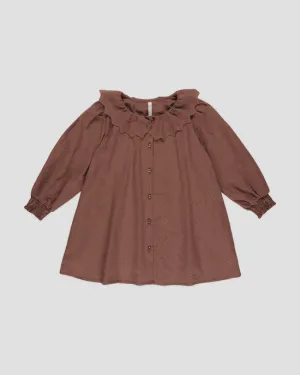 Colette Mini Dress-Brick