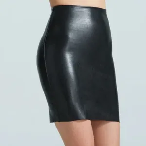 Commando Faux Leather Mini Skirt S Black NWT