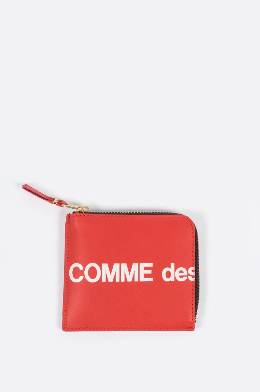 COMME DES GARCONS WALLET HUGE LOGO WALLET SA3100 RED