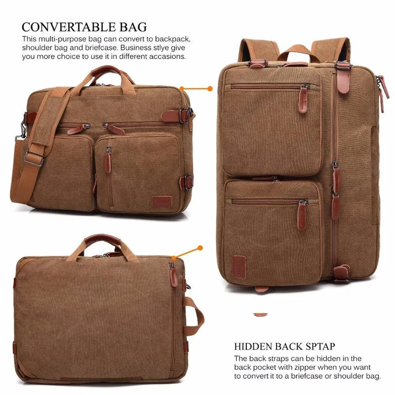 Convertible Backpack / Messenger / Laptop <br> Nylon