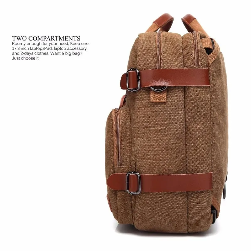 Convertible Backpack / Messenger / Laptop <br> Nylon