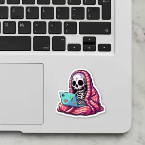 Cool Skull Laptop Sticker
