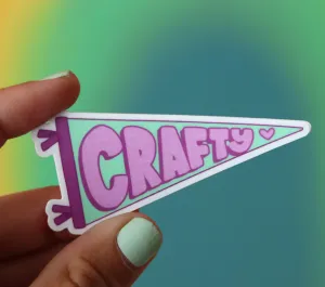 Crafty Banner Sticker