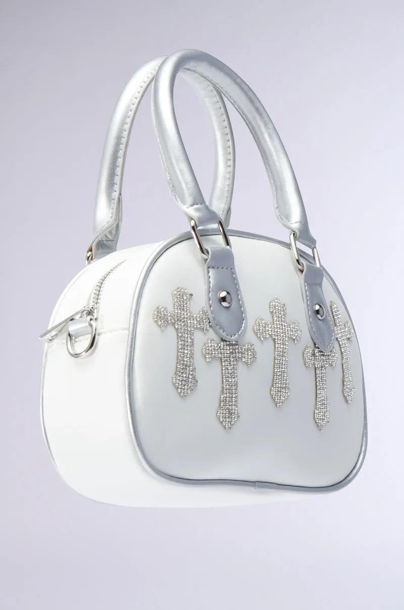 CROSS MY HEART BOWLING PURSE