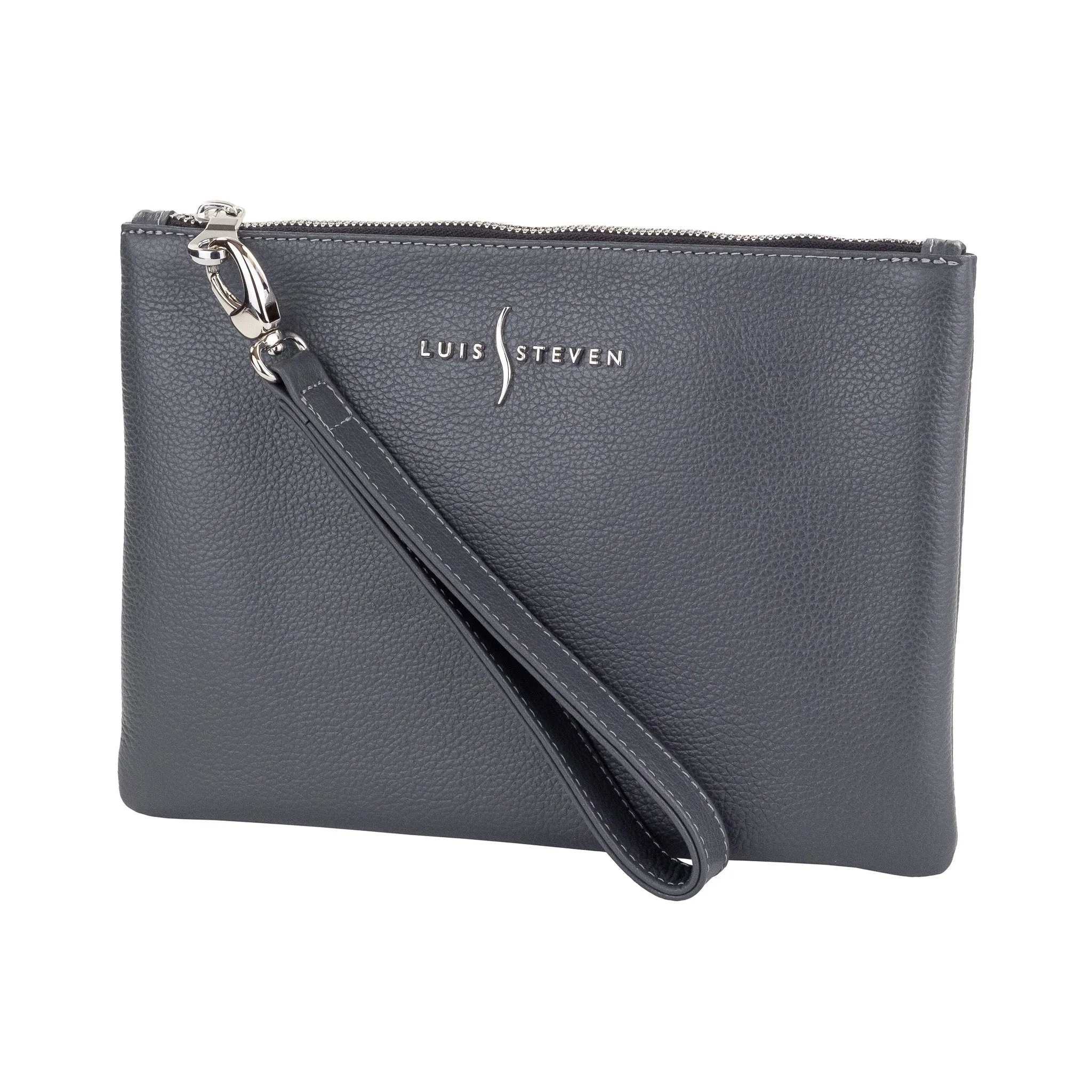 Crossbody Pouch- Gray Pebble
