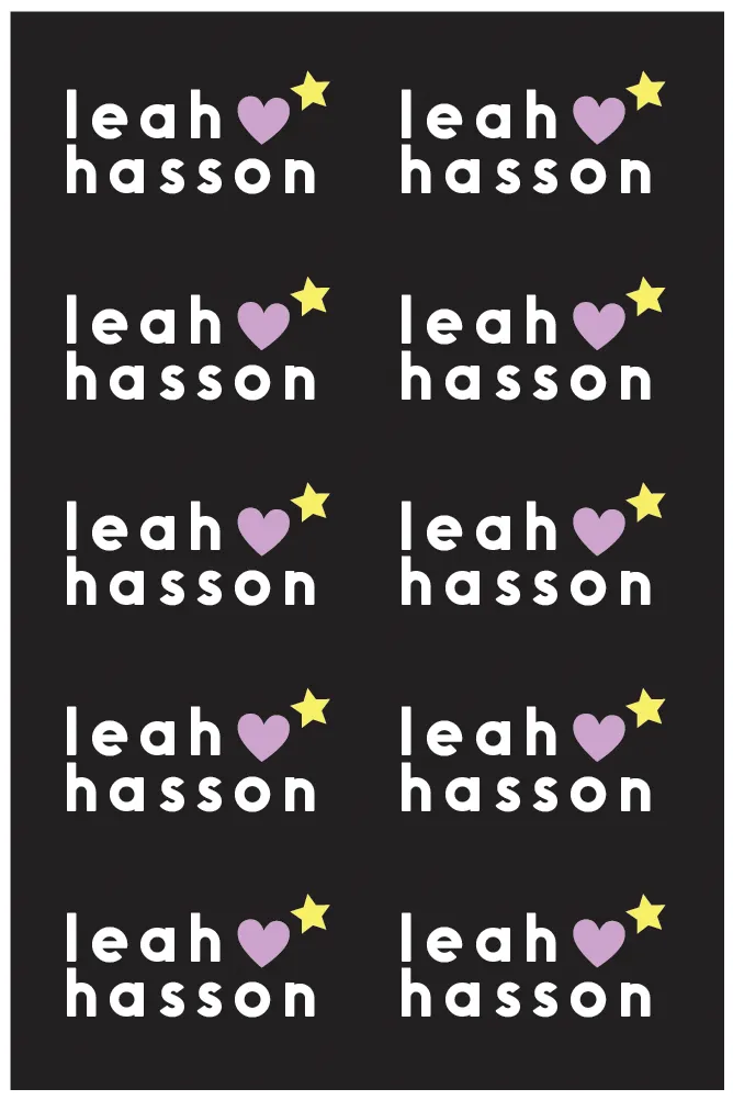 CUSTOM NAME LABELS | STICKER SHEETS | SIMPLE <p style=font-size:16px>*more styles</p>