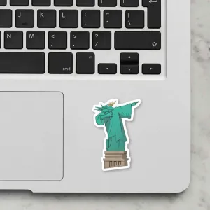 Dab Liberty Laptop Sticker