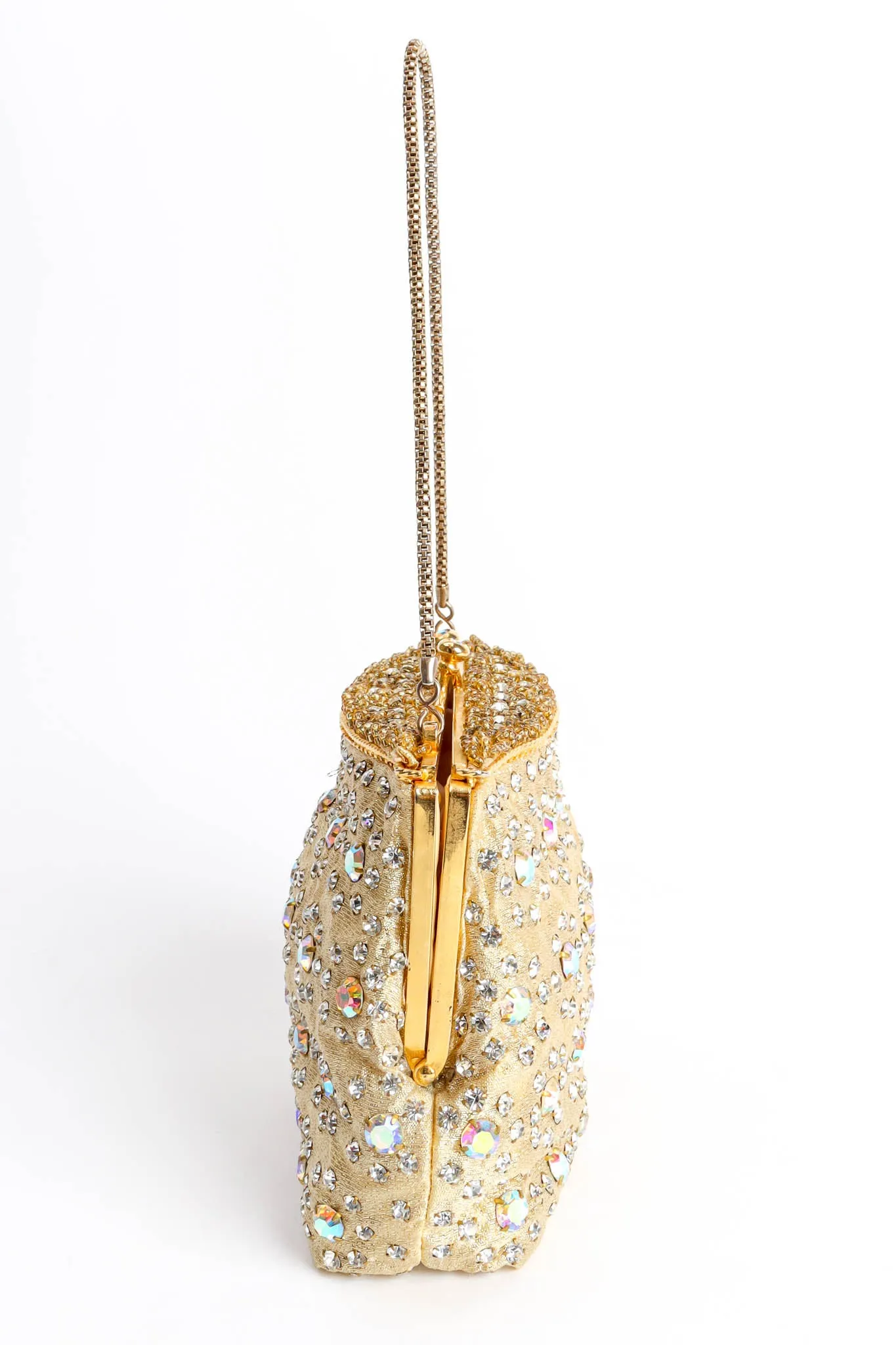Daisy Rhinestone Pouch Bag