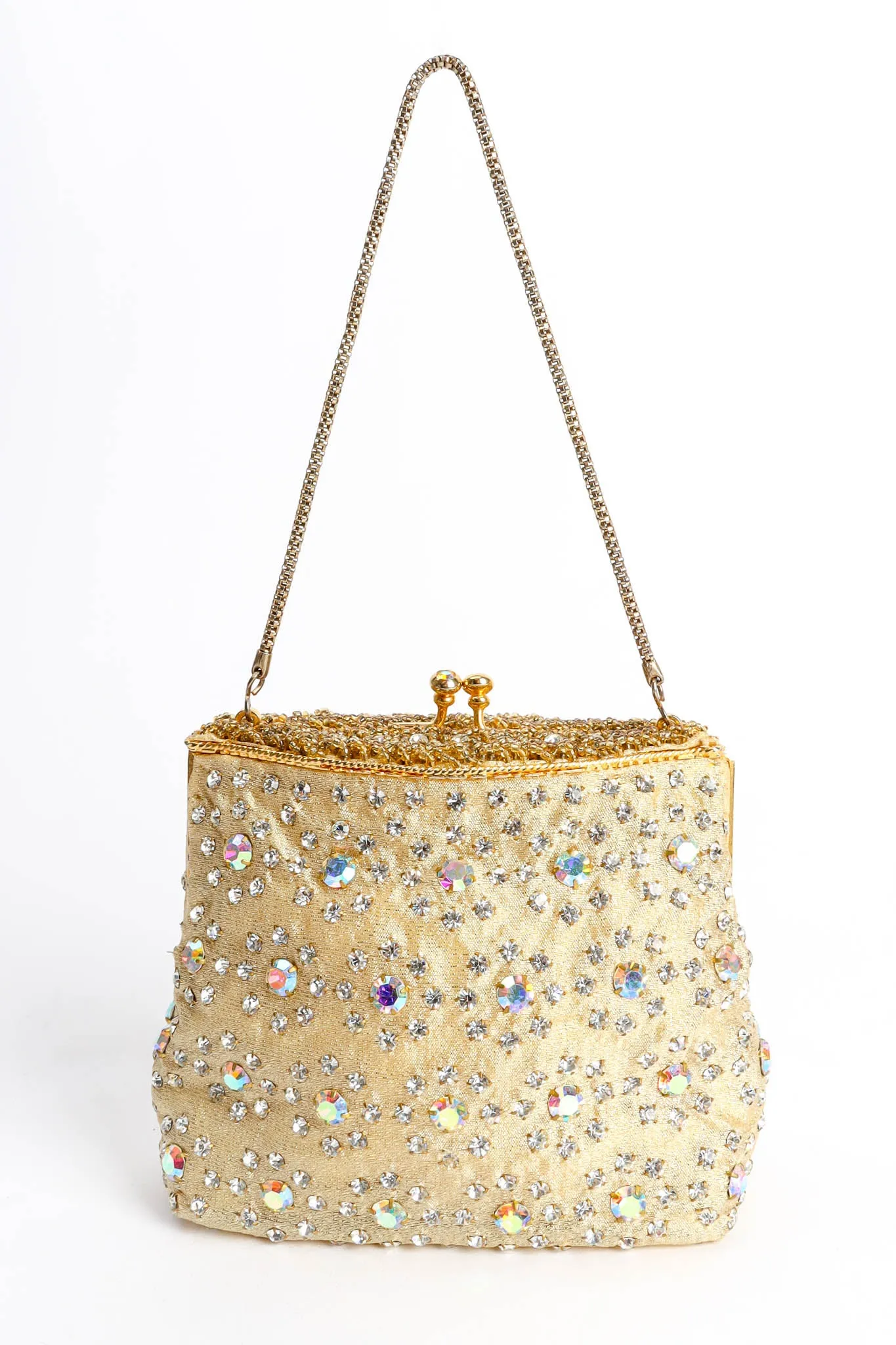 Daisy Rhinestone Pouch Bag