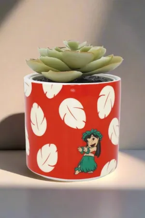 Disney Lilo & Stitch Faux Plant Pot
