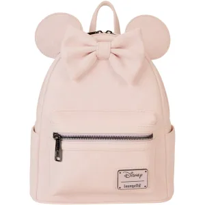 Disney Loungefly Minnie Mouse Checkered Texture Mini Backpack