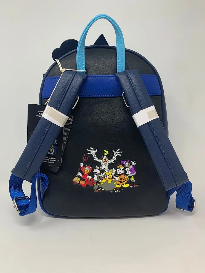 Disney Mini Backpack Mickey and Friends Haunted House GITD Loungefly