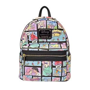 Disney Mini Backpack The Little Mermaid Ariel Comic Book AOP Loungefly