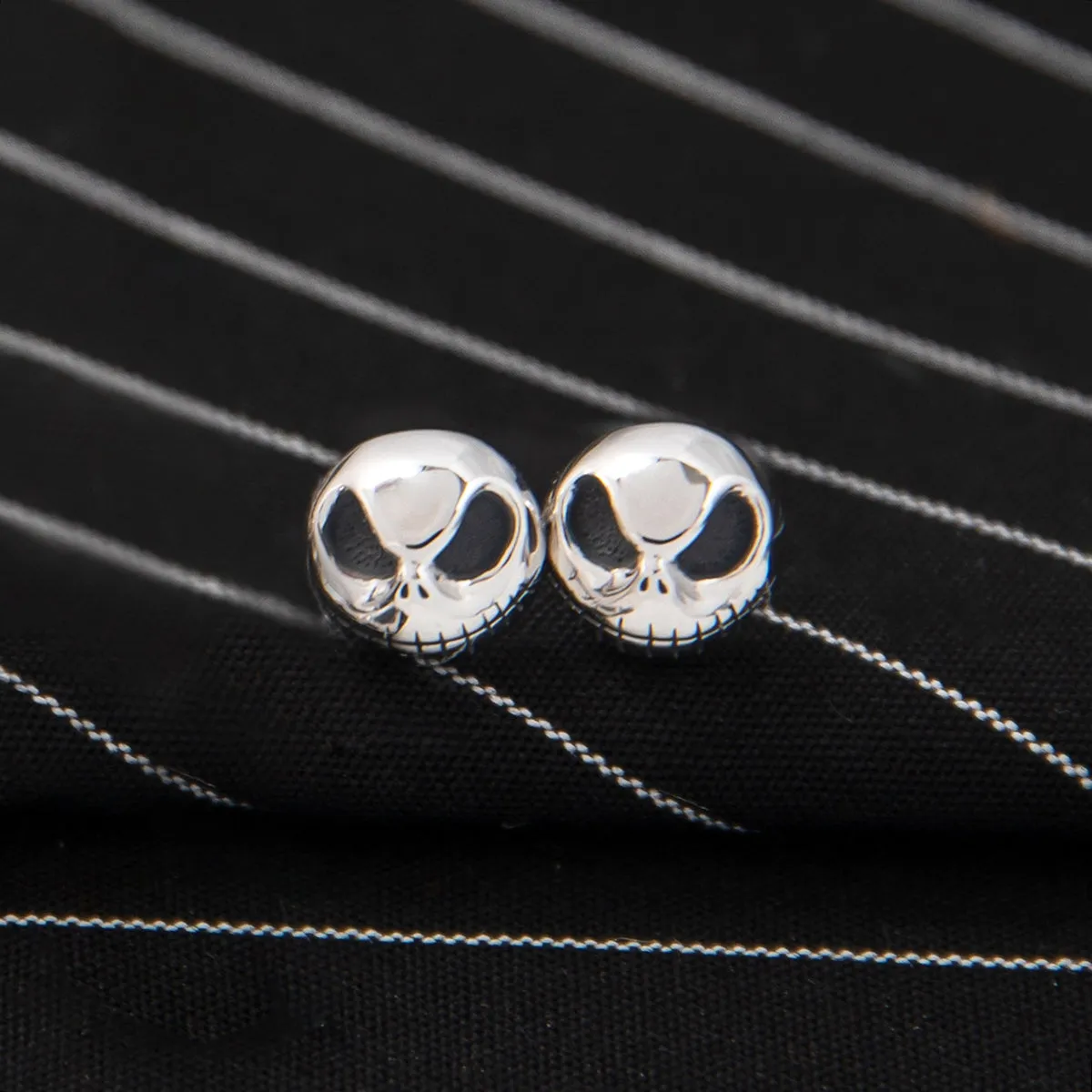 Disney X RockLove THE NIGHTMARE BEFORE CHRISTMAS Jack Skellington Stud Earrings