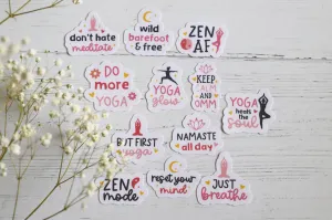 Do More Yoga sticker pack | 12pk