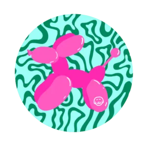 Dog Balloon - Sticker