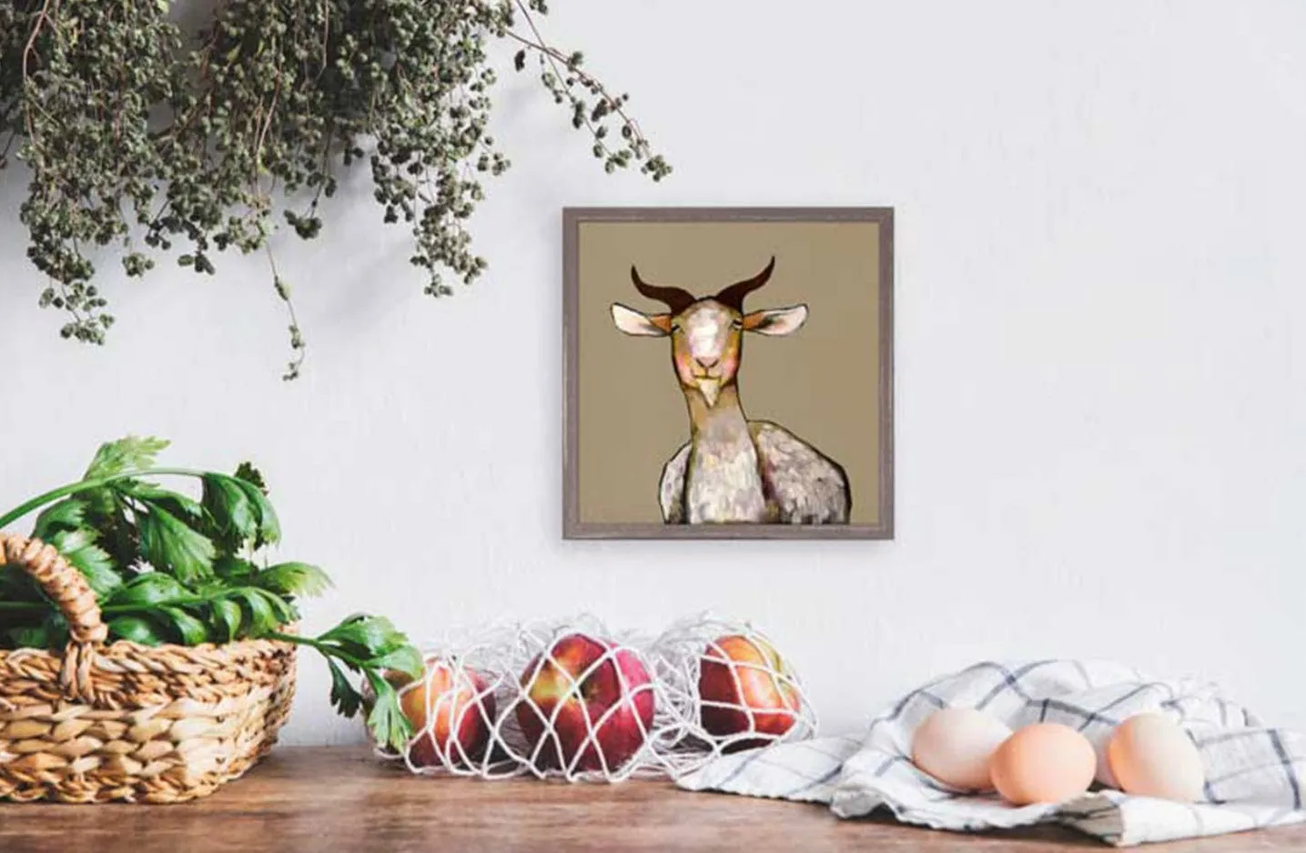 Donkey Mini Framed Canvas
