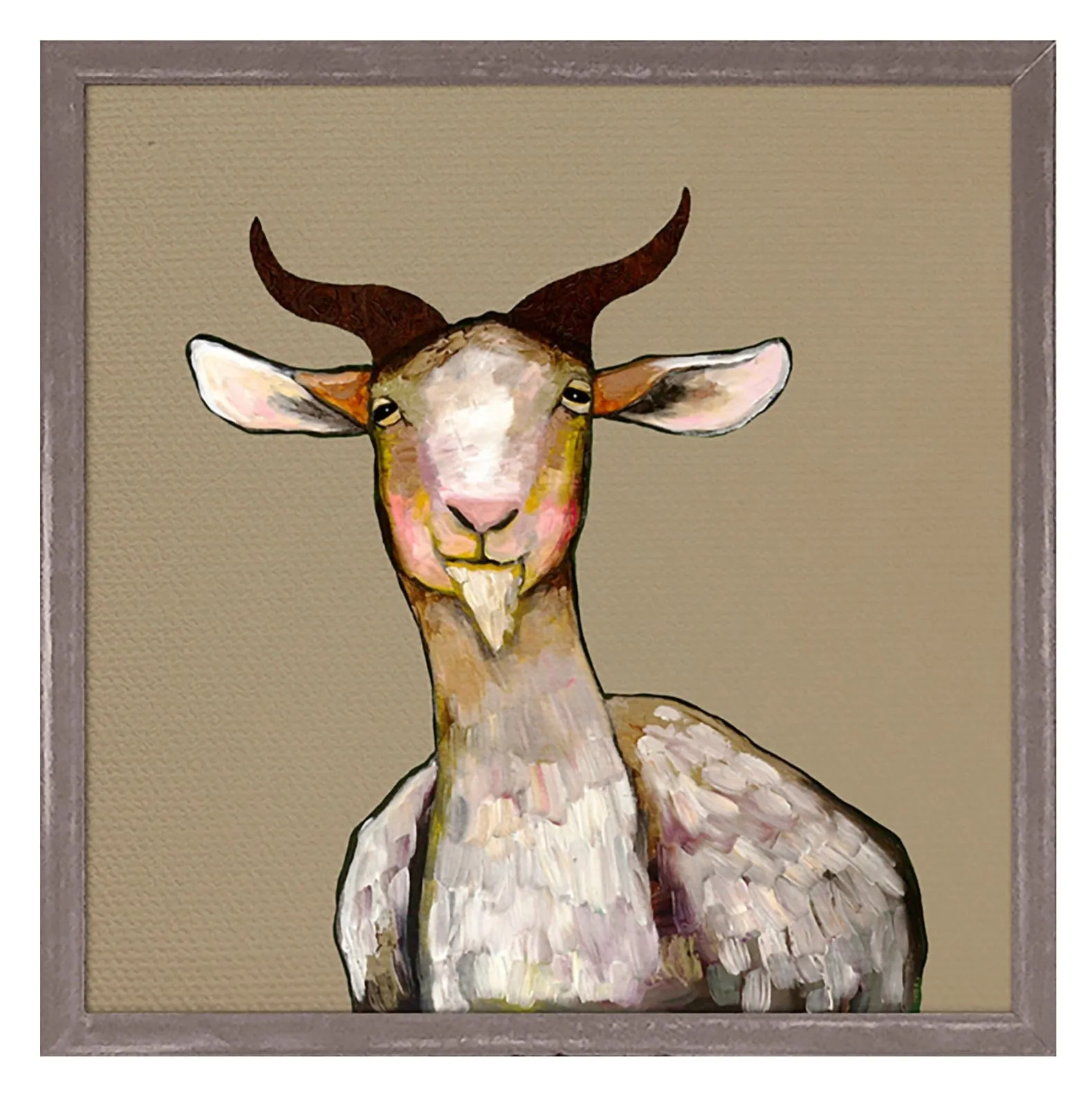 Donkey Mini Framed Canvas