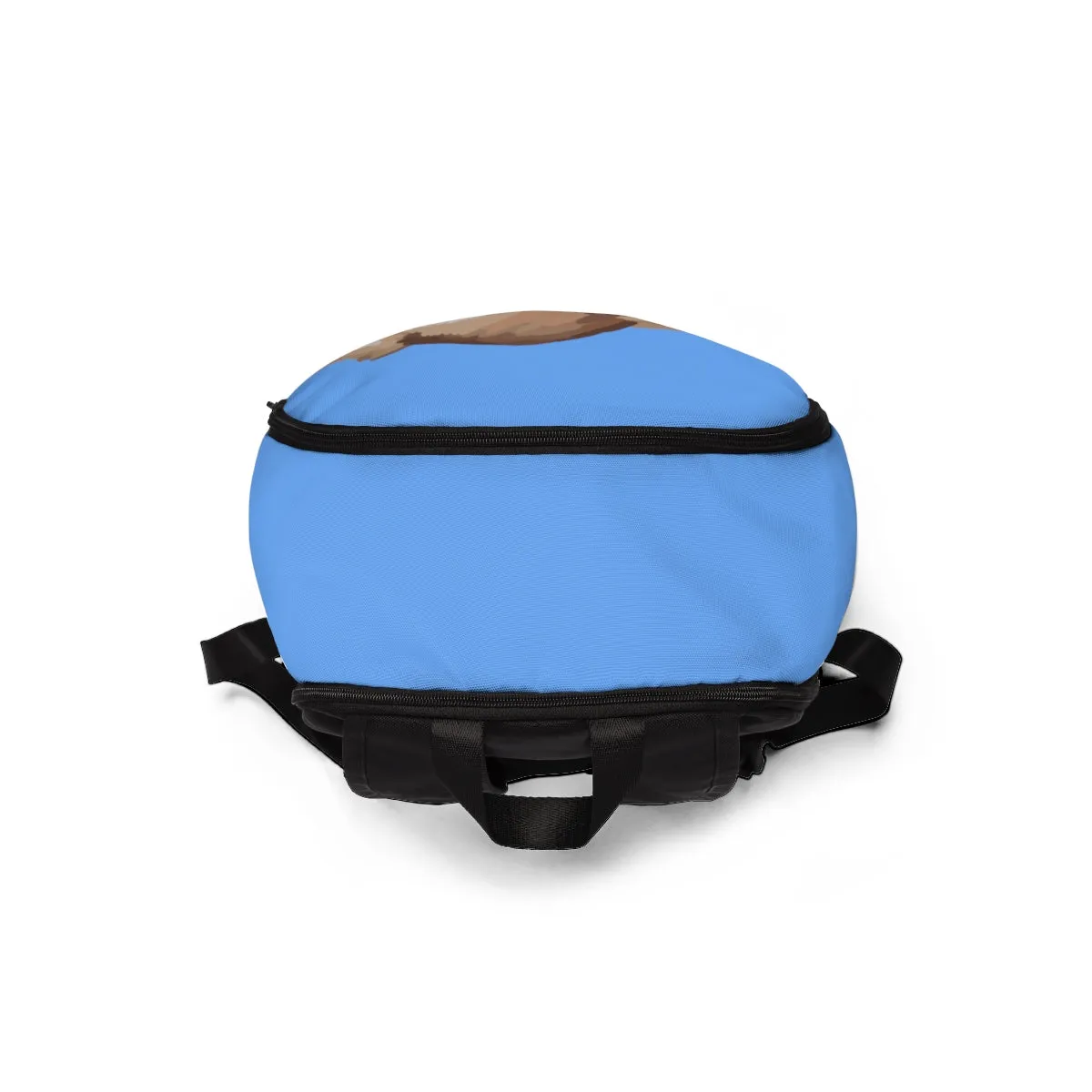 Droopy light blue Unisex Fabric Backpack