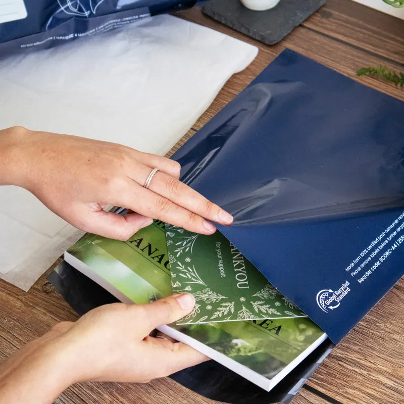 Ecopack Recycled Resealable Courier Bags A4 (1 Pack/50 Bags)