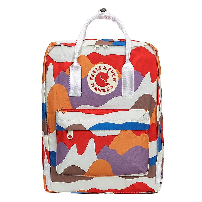 Elegant Fox West Arctic Camouflage Computer Backpacks