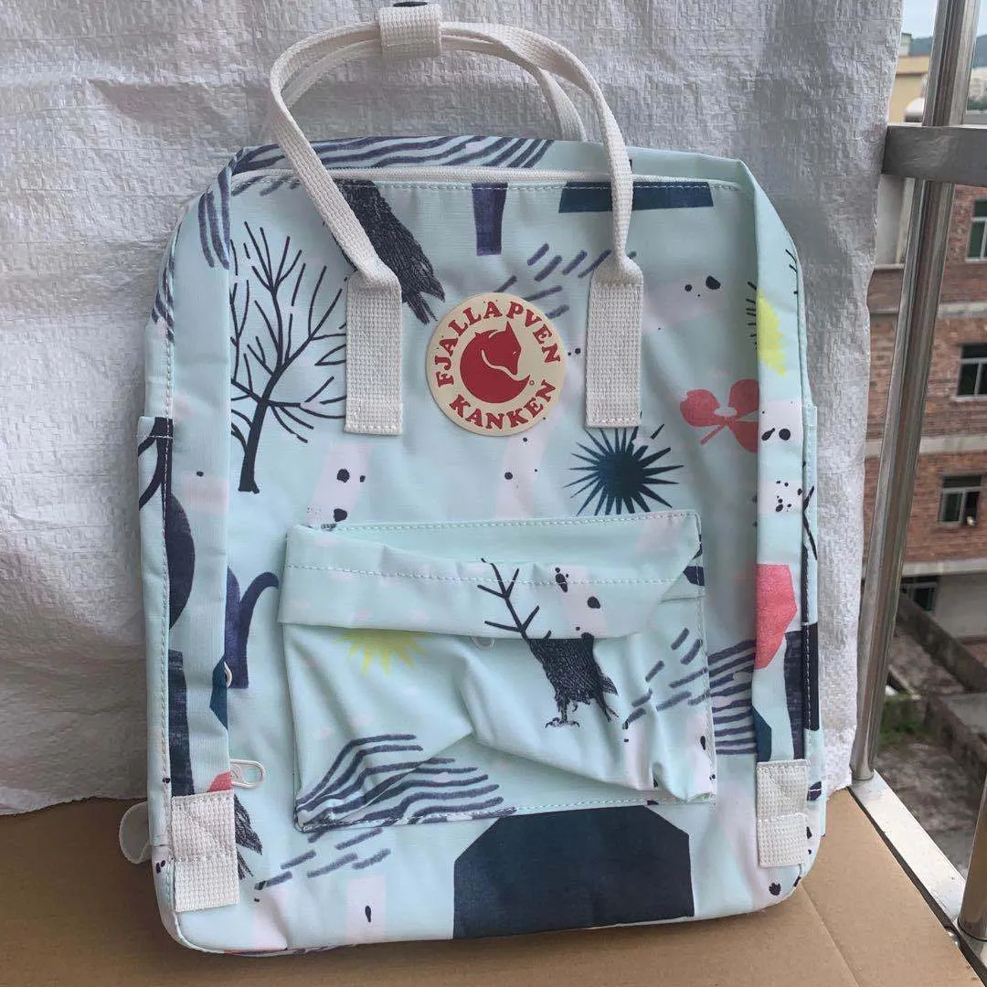 Elegant Fox West Arctic Camouflage Computer Backpacks