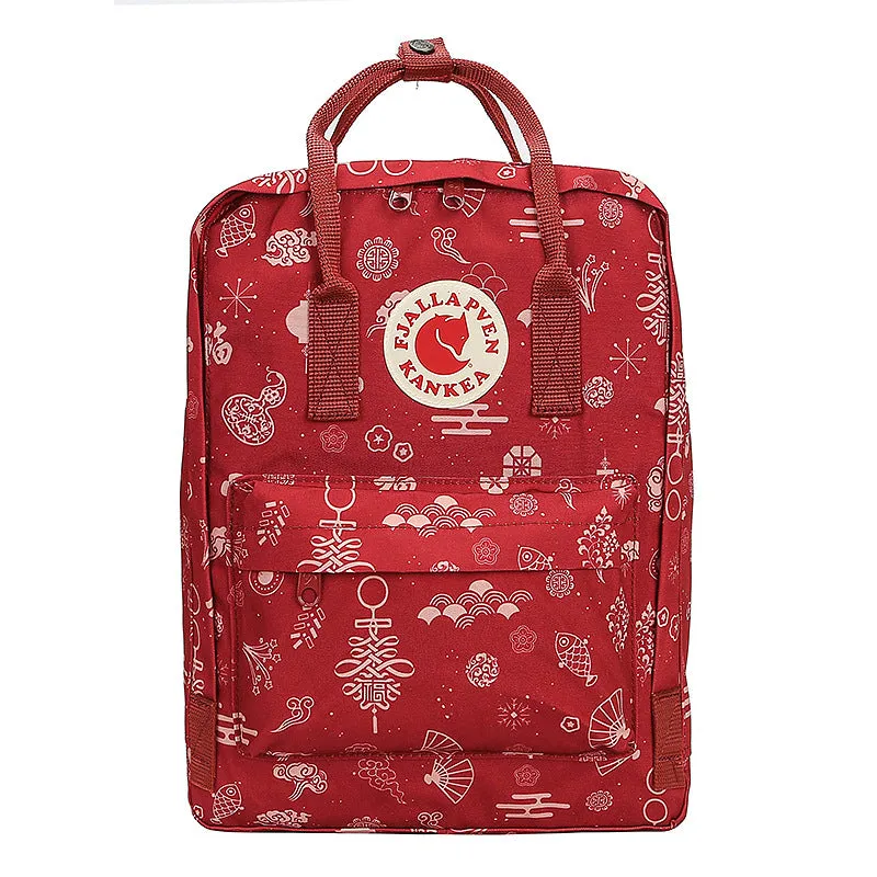 Elegant Fox West Arctic Camouflage Computer Backpacks