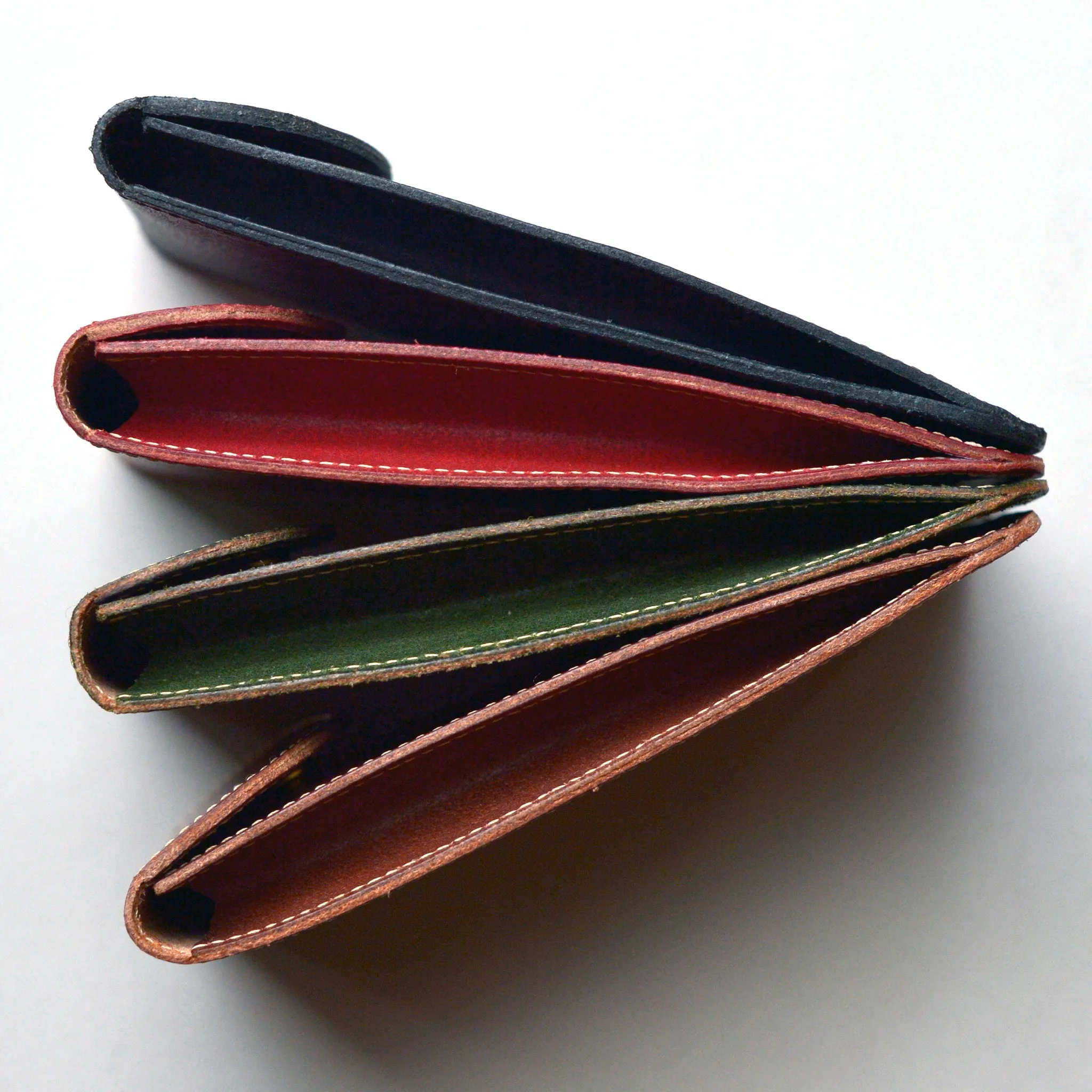 ENGLAND BRIDLE LEATHER SINGLE WATCH POUCH - CHESTNUT