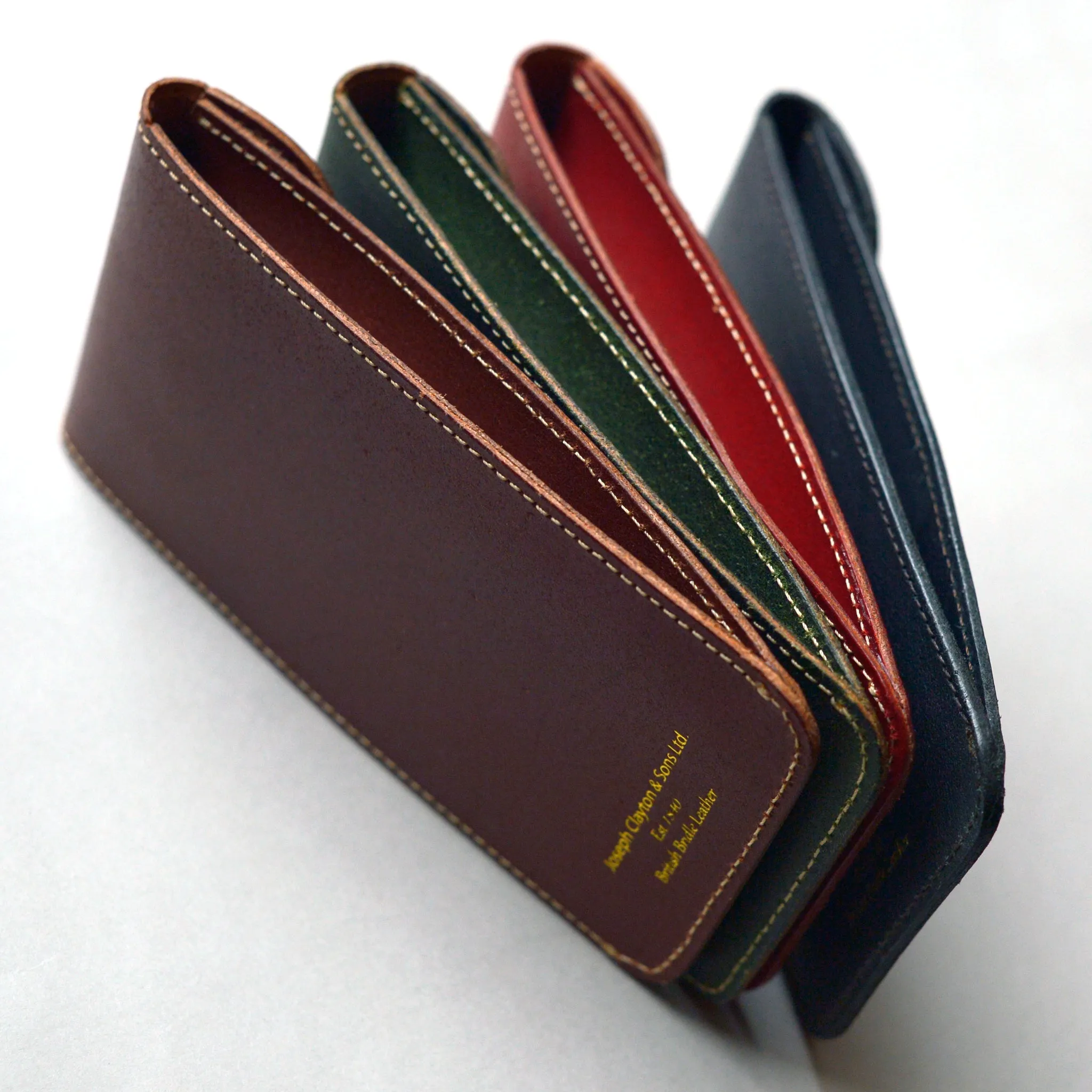 ENGLAND BRIDLE LEATHER SINGLE WATCH POUCH - CHESTNUT