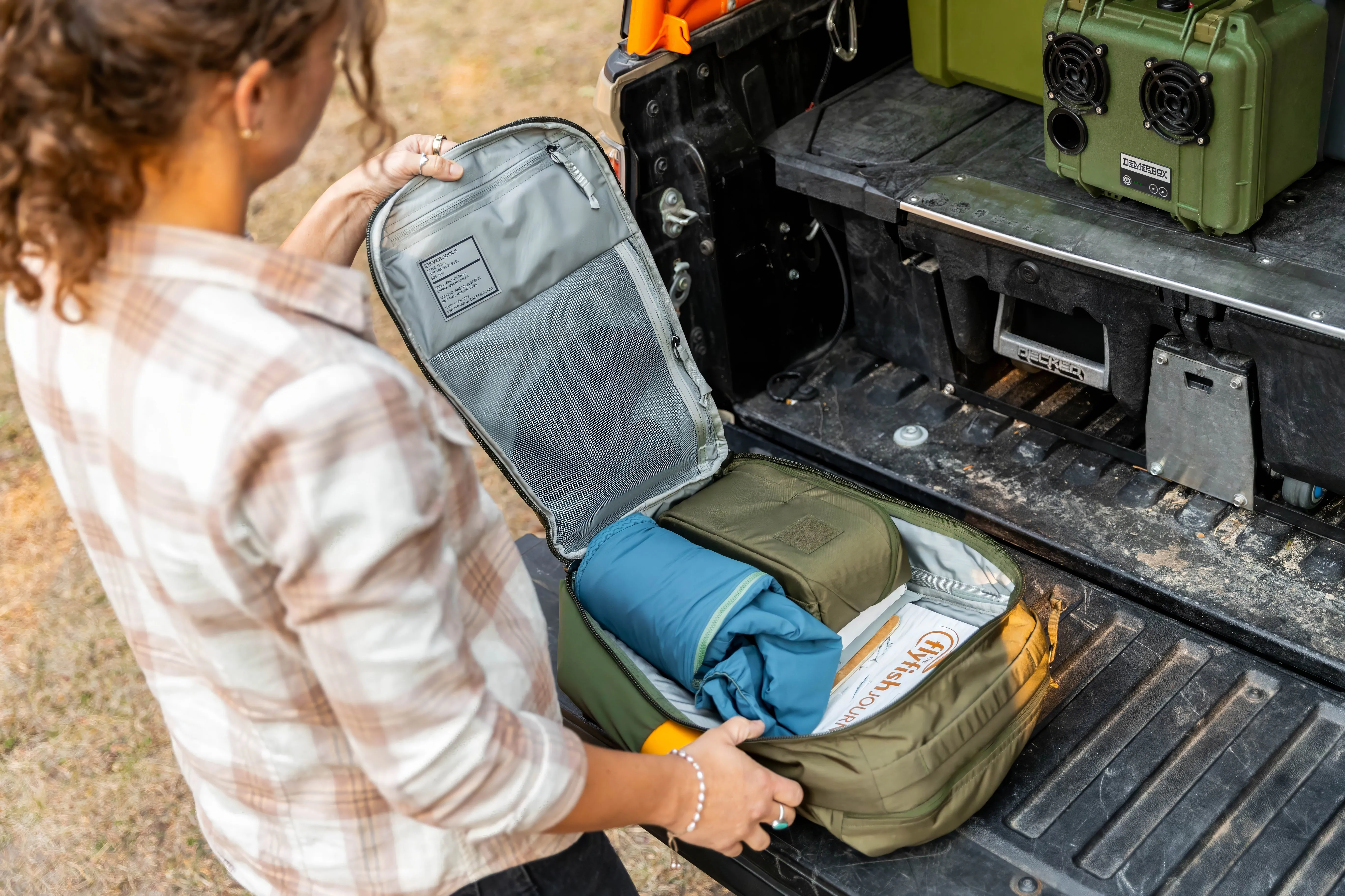 Evergoods Civic Travel Bag 20L - OD Green/Gray