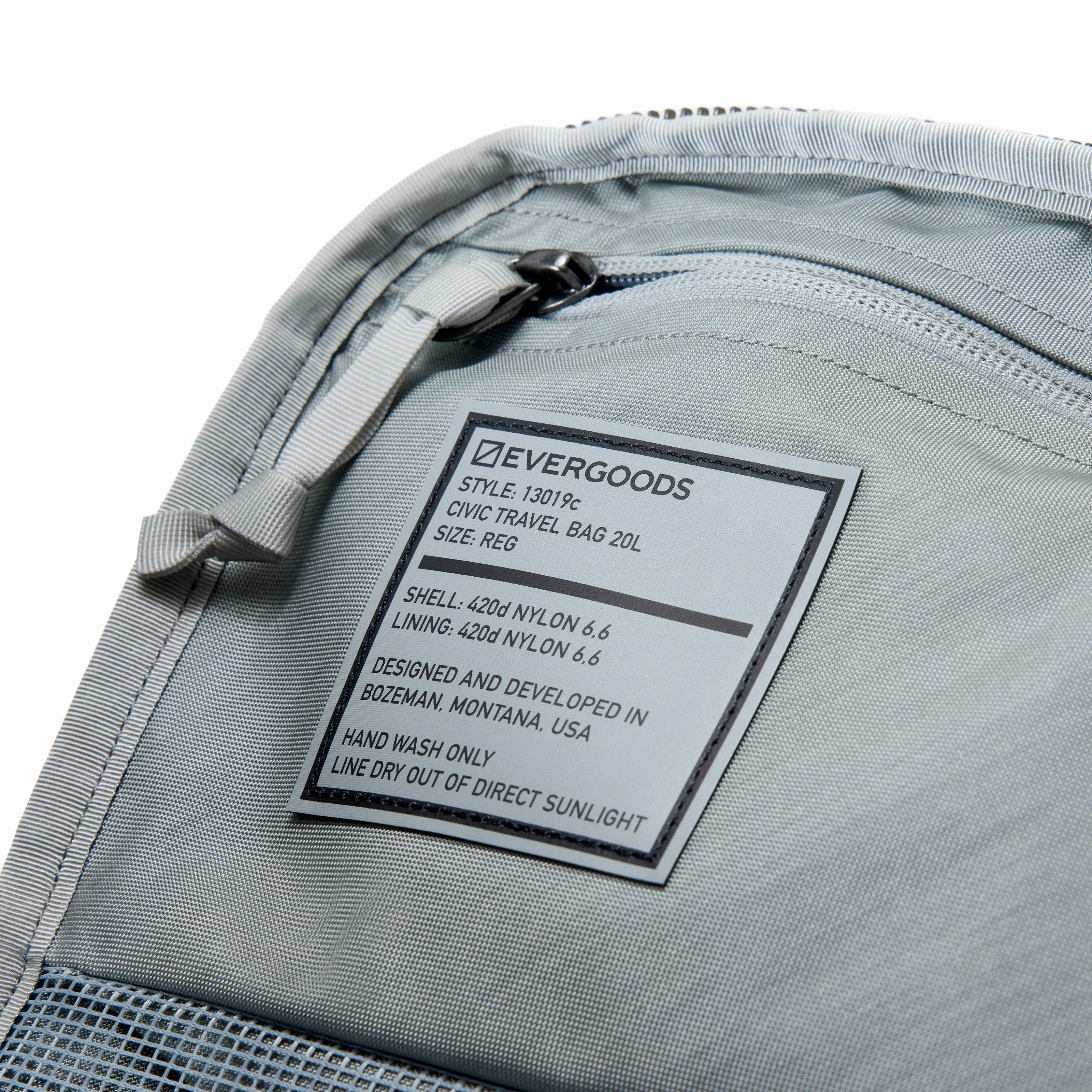 Evergoods Civic Travel Bag 20L - OD Green/Gray