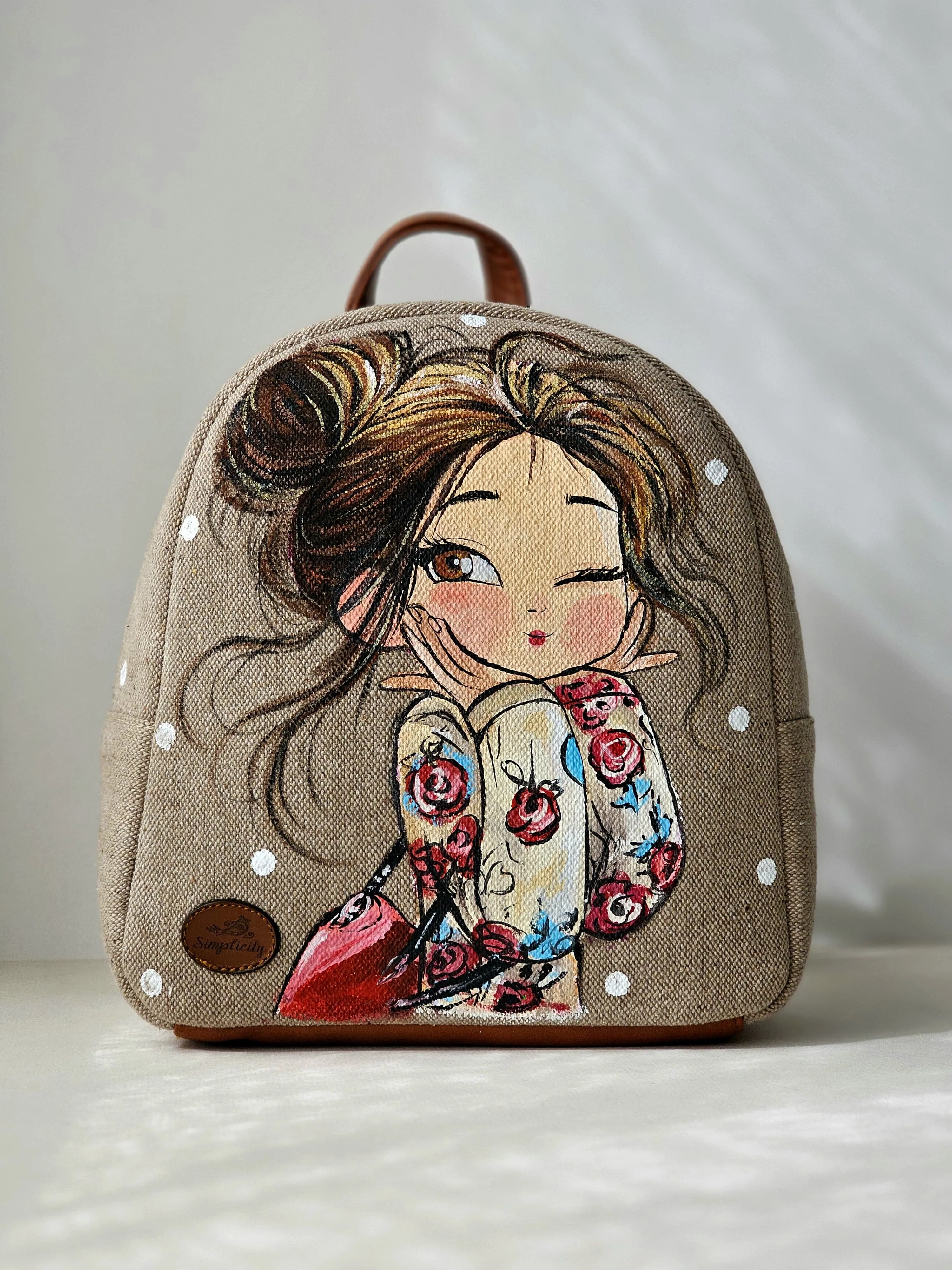 Fabric Mini Backpack