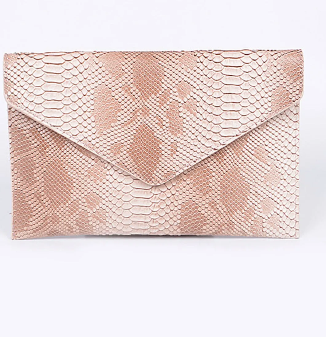 FANCY LARGE ENVELOPE CLUTCH