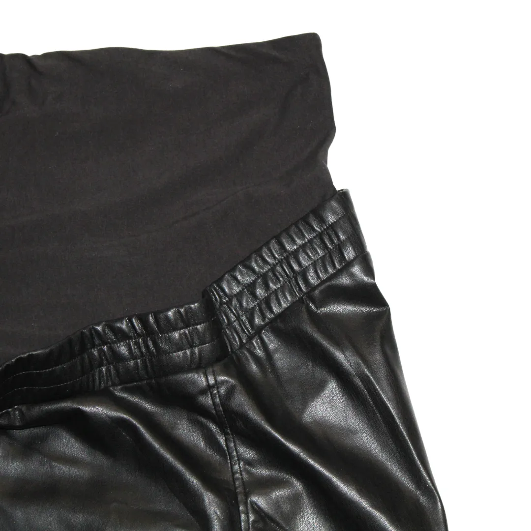 Faux Leather Mini Skirt