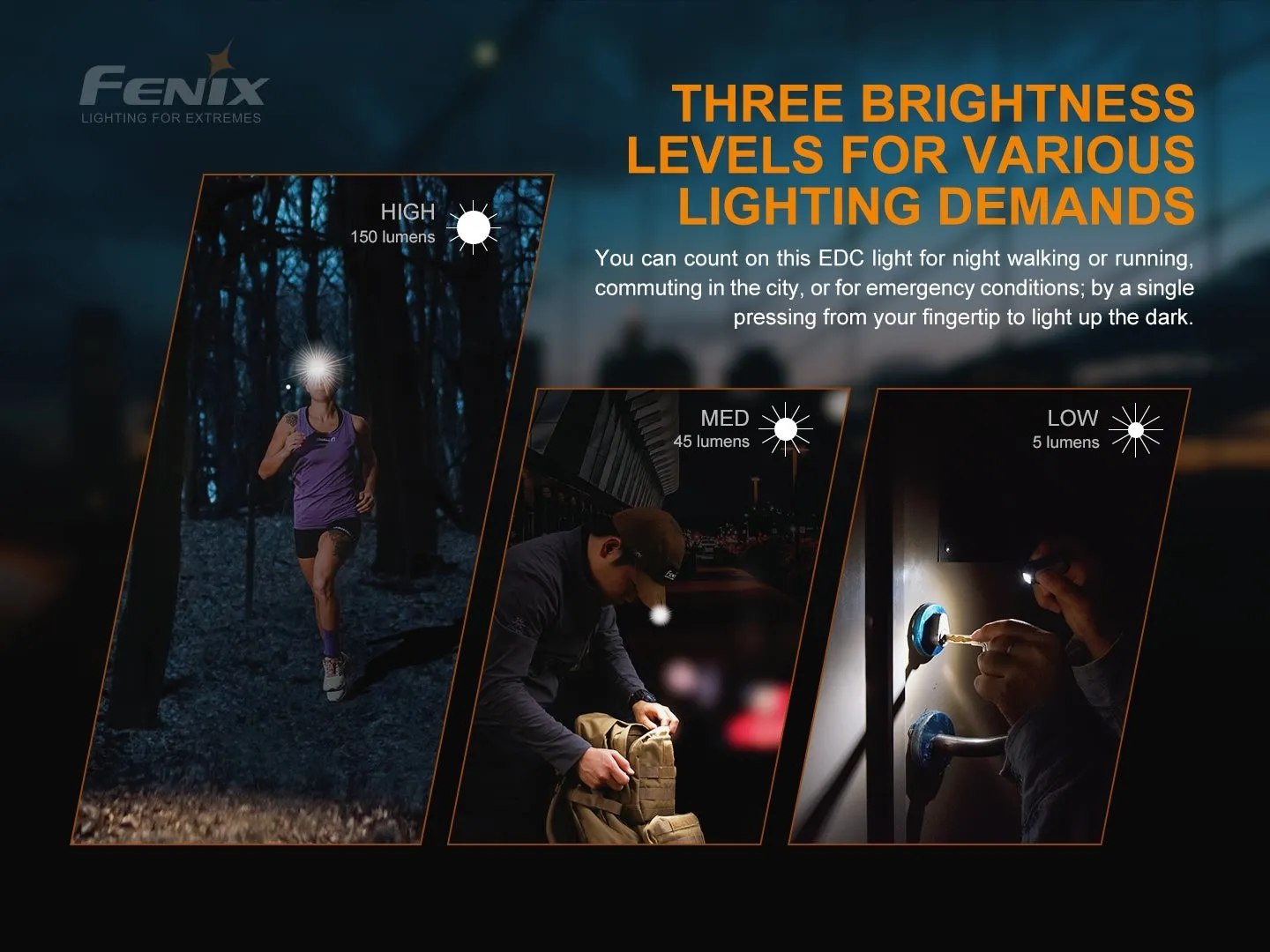 FENIX MINI-LITE Rechargeable Flashlight - Black