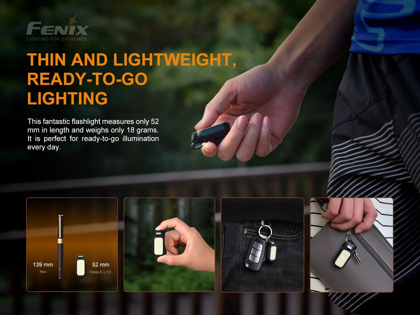FENIX MINI-LITE Rechargeable Flashlight - Black