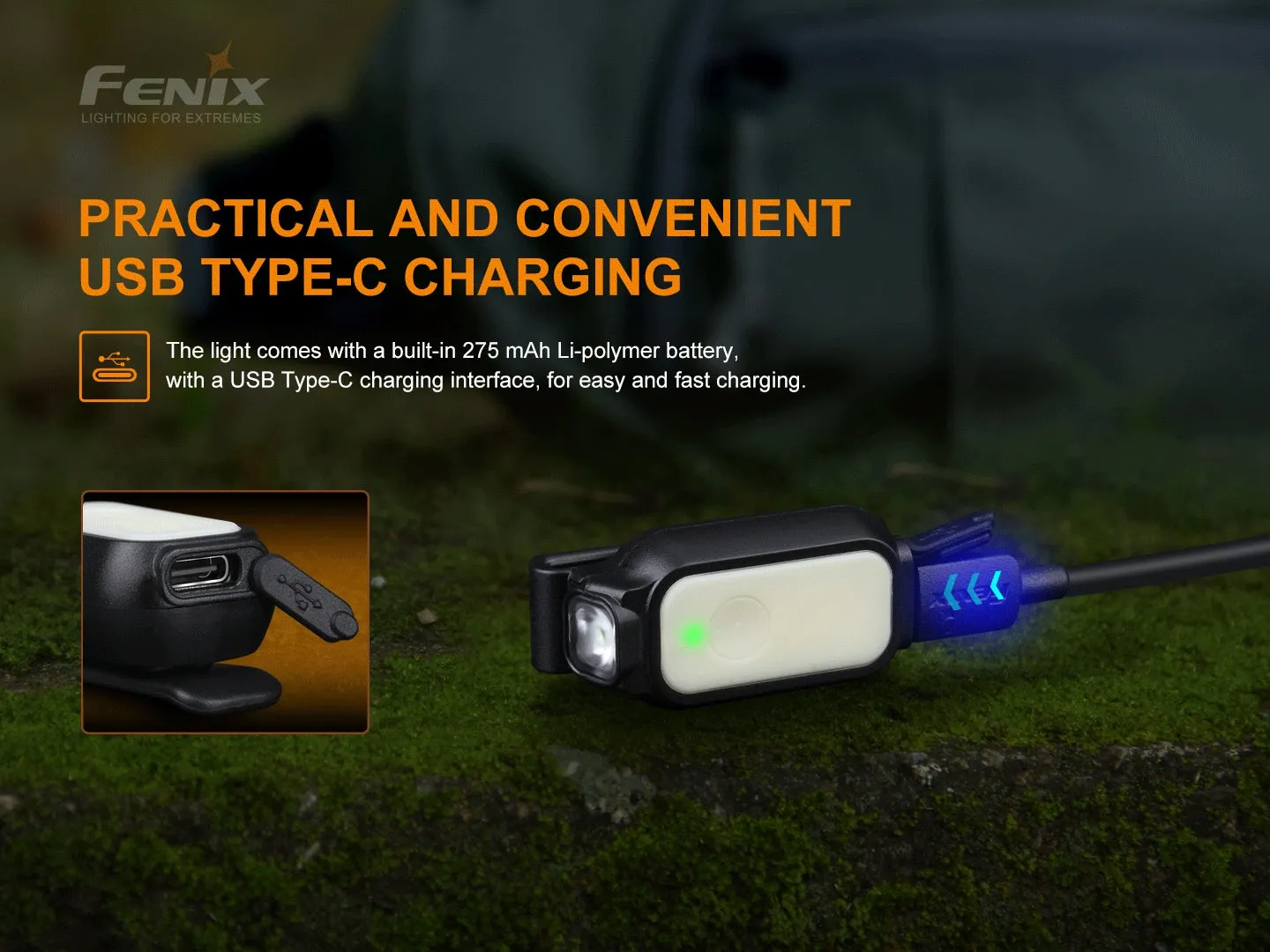 FENIX MINI-LITE Rechargeable Flashlight - Black