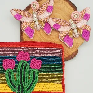 Festive Beaded Pouch