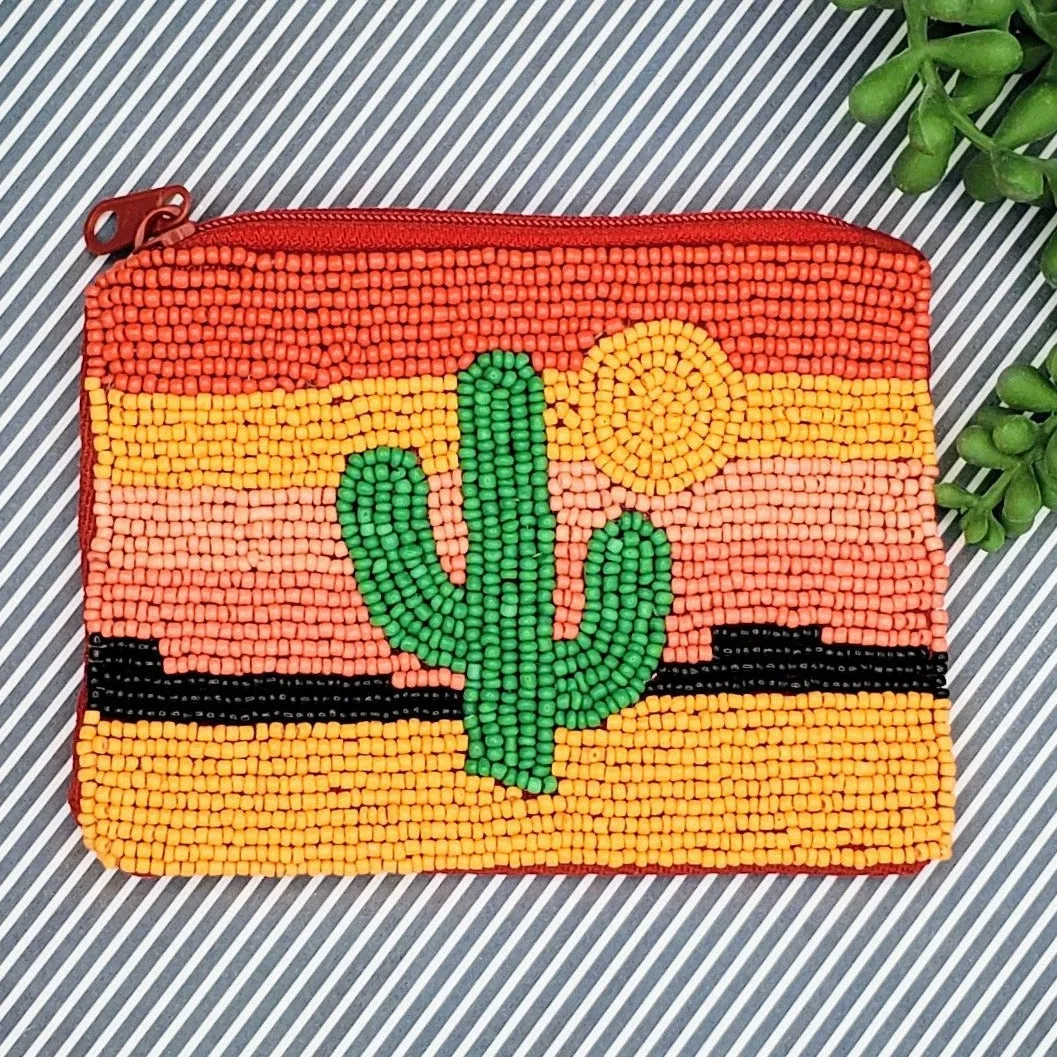 Festive Beaded Pouch