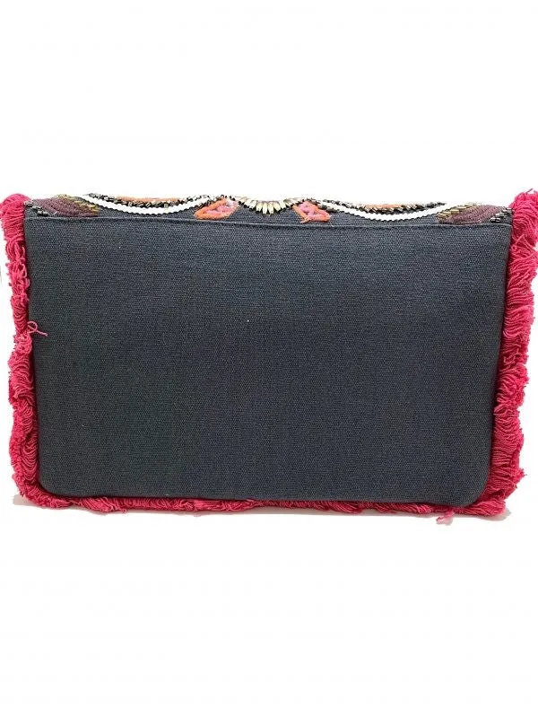 Floral Beaded Envelope Clutch Bag (PRE)