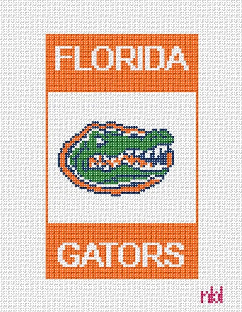 Florida Gator Mini Flag Canvas
