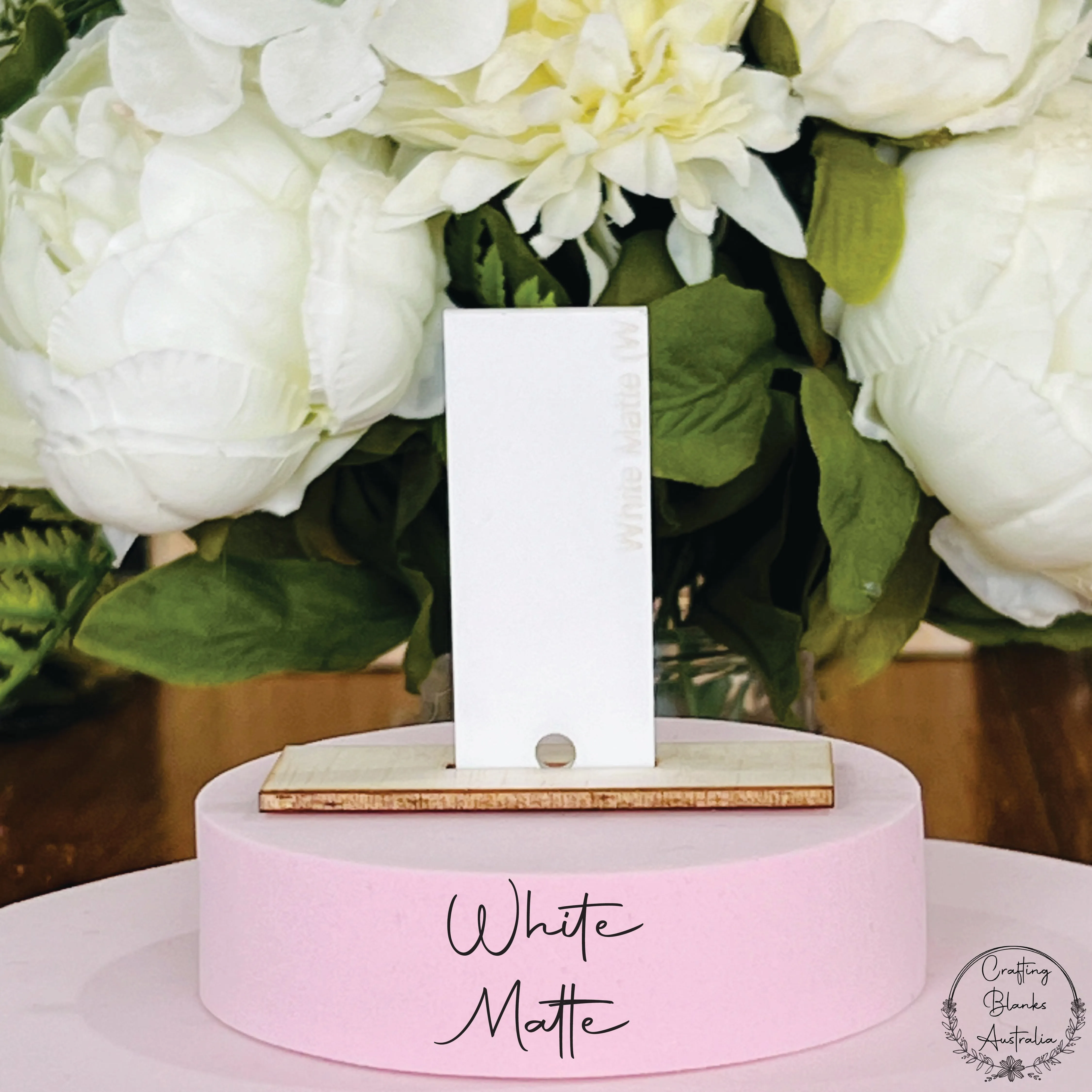 Flower • Arch Blank Tag • 50mm x 90mm