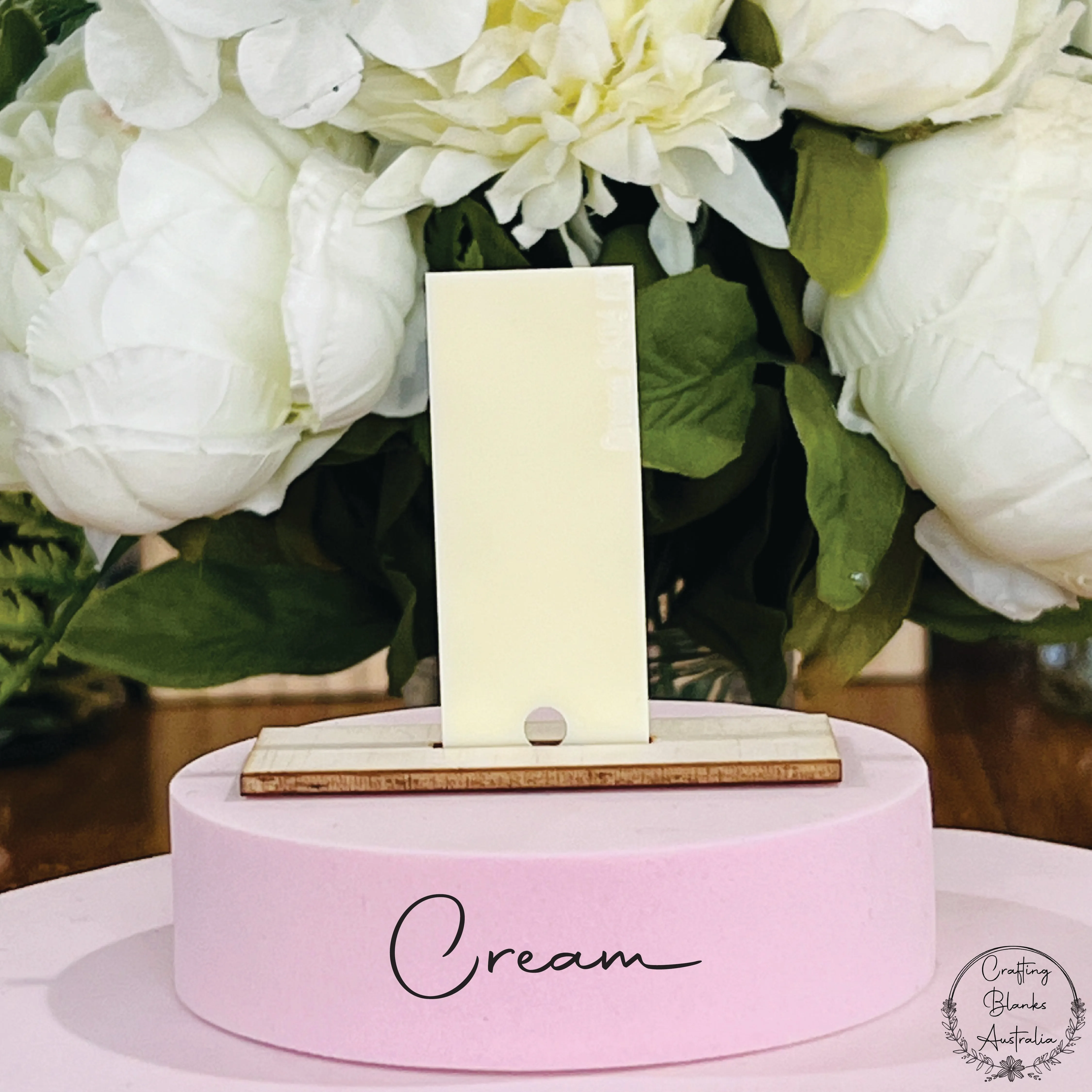 Flower • Arch Blank Tag • 50mm x 90mm