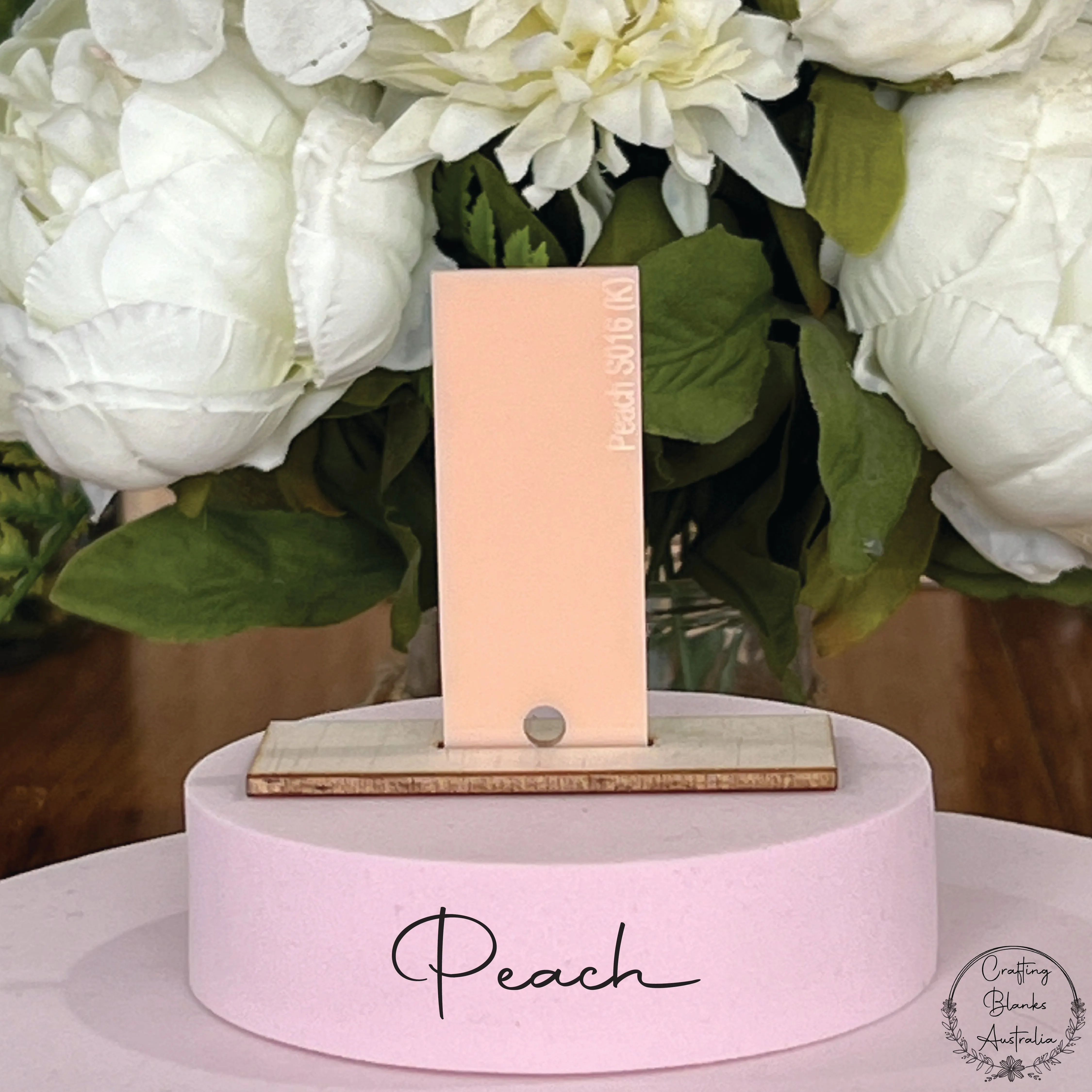 Flower • Arch Blank Tag • 50mm x 90mm